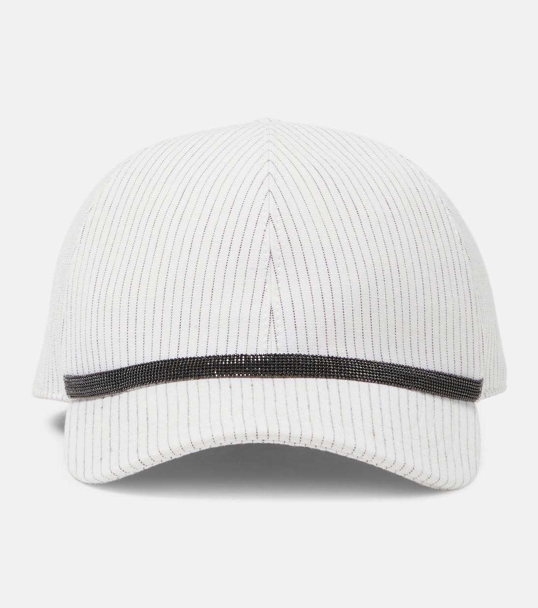 

Бейсболка из льна и хлопка Brunello Cucinelli, Bianco