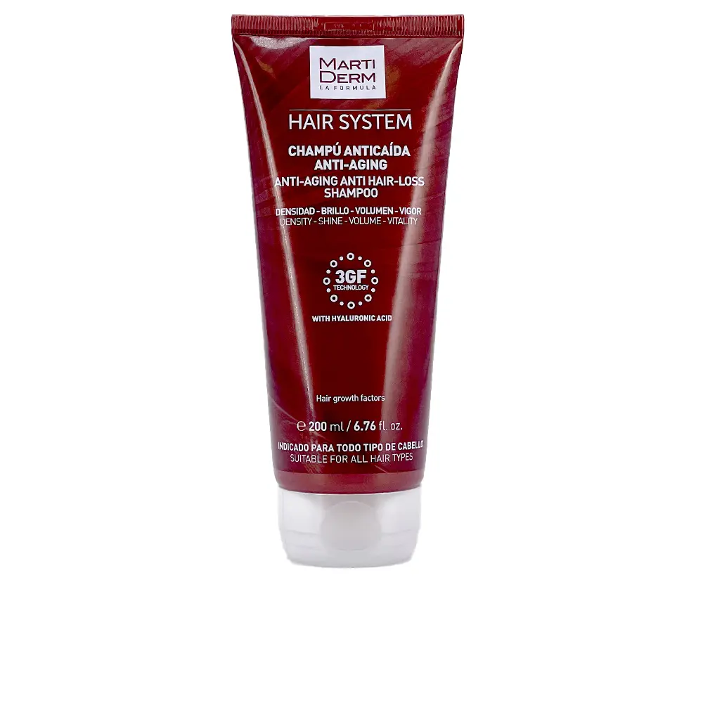 

Шампунь Hair system champú anticaída antiaging Martiderm, 200 мл.