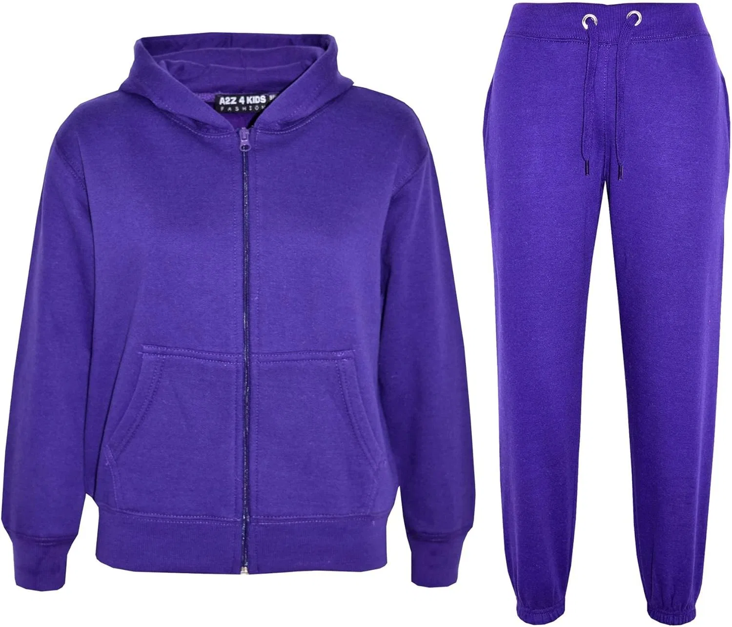 Спортивный костюм с флисом A2Z 4 Kids, Purple, для девочек и мальчиков 2-13 лет