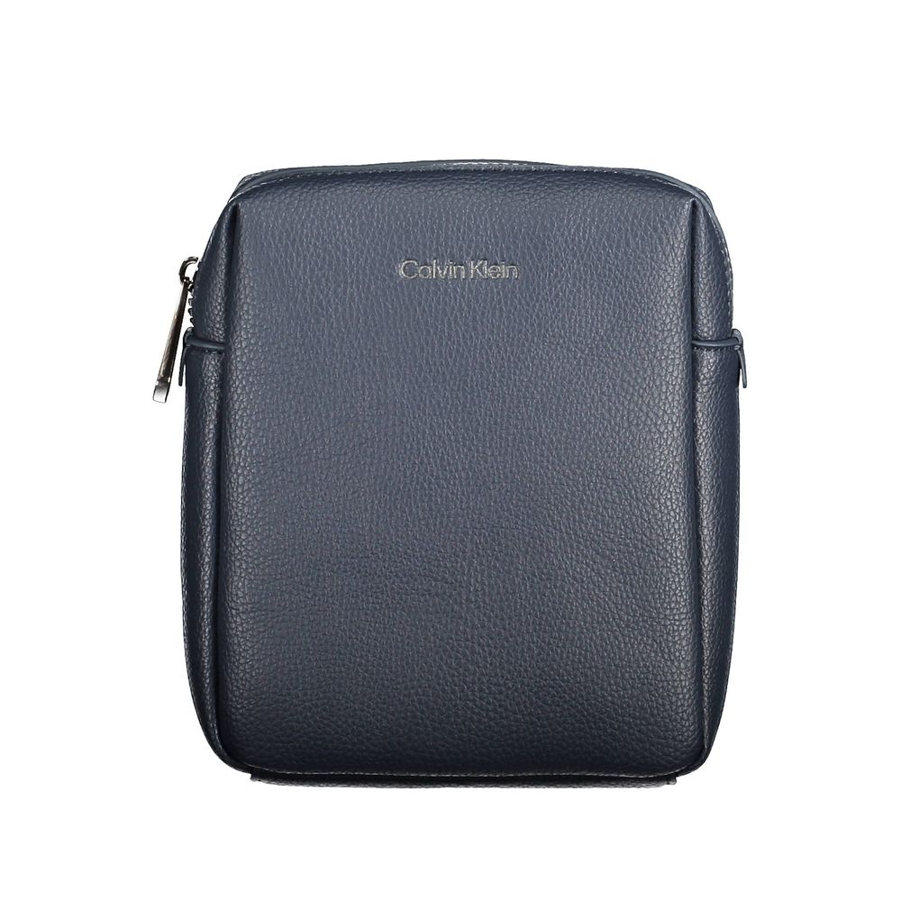 

Синяя мужская сумка из полиэстера Calvin Klein