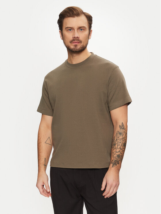 

Свободная футболка Urban Edge 12254412 Jack&Jones, хаки