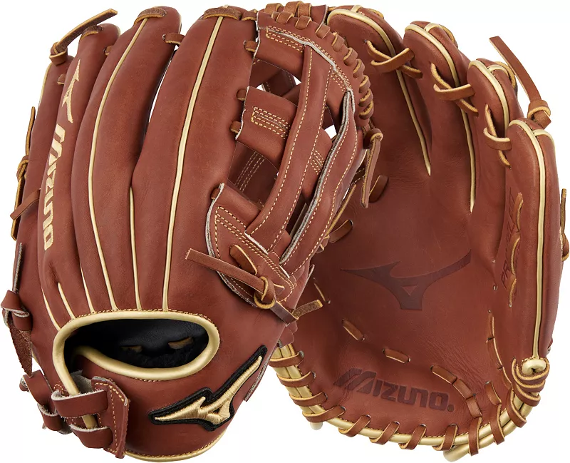 

Перчатки Fastpitch Mizuno 12 дюймов серии Pro Select, коричневый/золотой