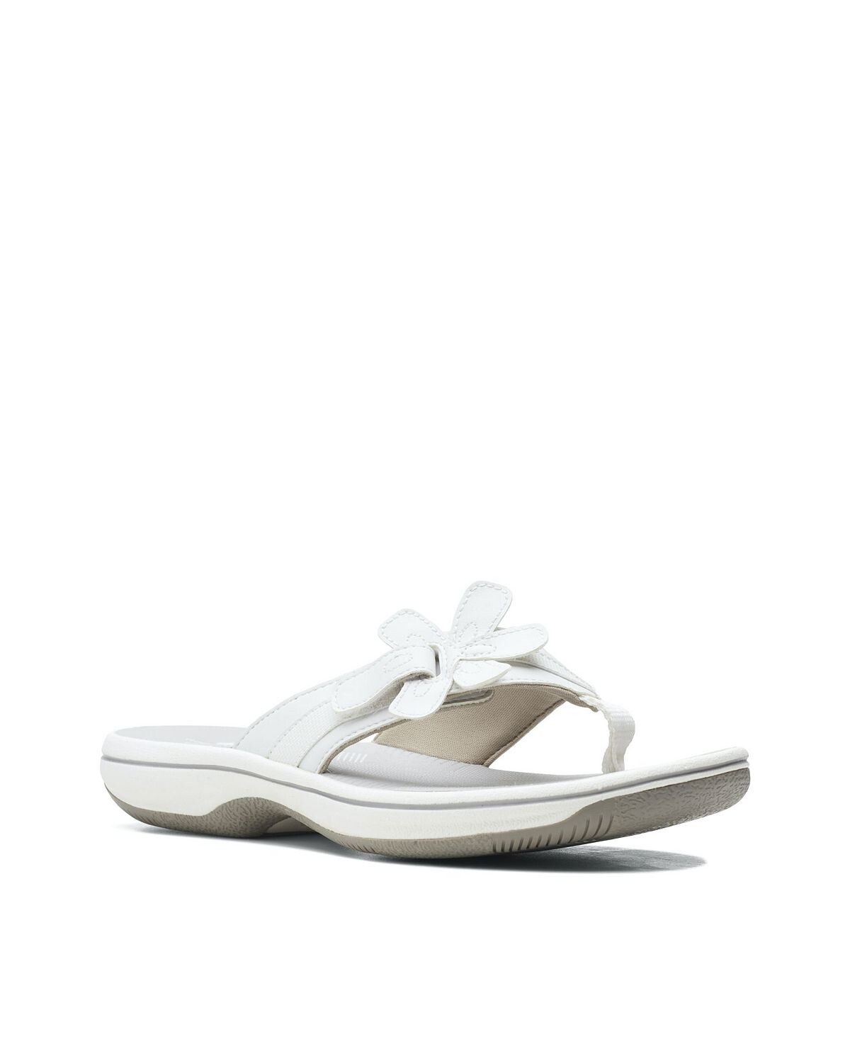 

Женские сандалии Cloudsteppers Brinkley Flora Clarks, белый