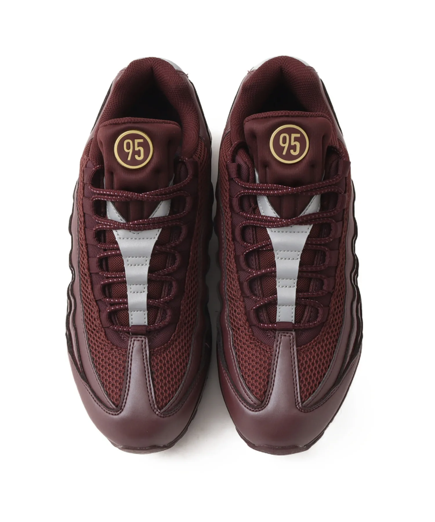 Унисекс кроссовки Air Max 95 Big Bubble SE NIKE бордовые — фото 2