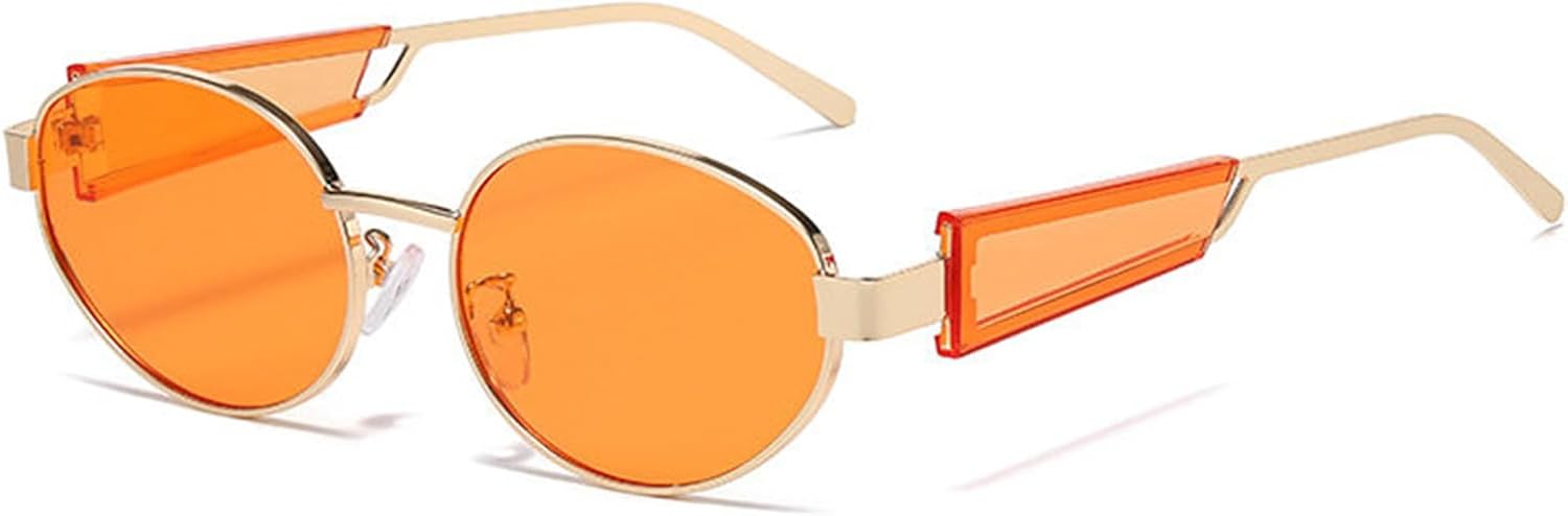 

Солнцезащитные очки Willochra Fashion Oval для женщин, роскошная металлическая оправа, модные зеленые солнцезащитные очки для мужчин, классические винтажные круглые очки UV400, C6