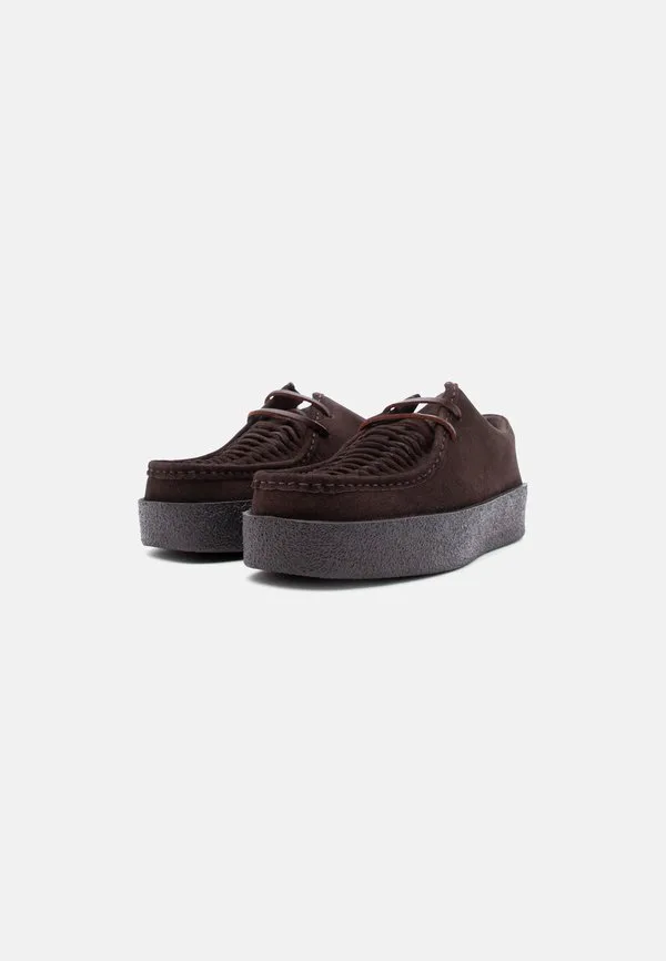 Кожаные повседневные ботинки на шнуровке Zign Studio, Dark Brown — фото 2