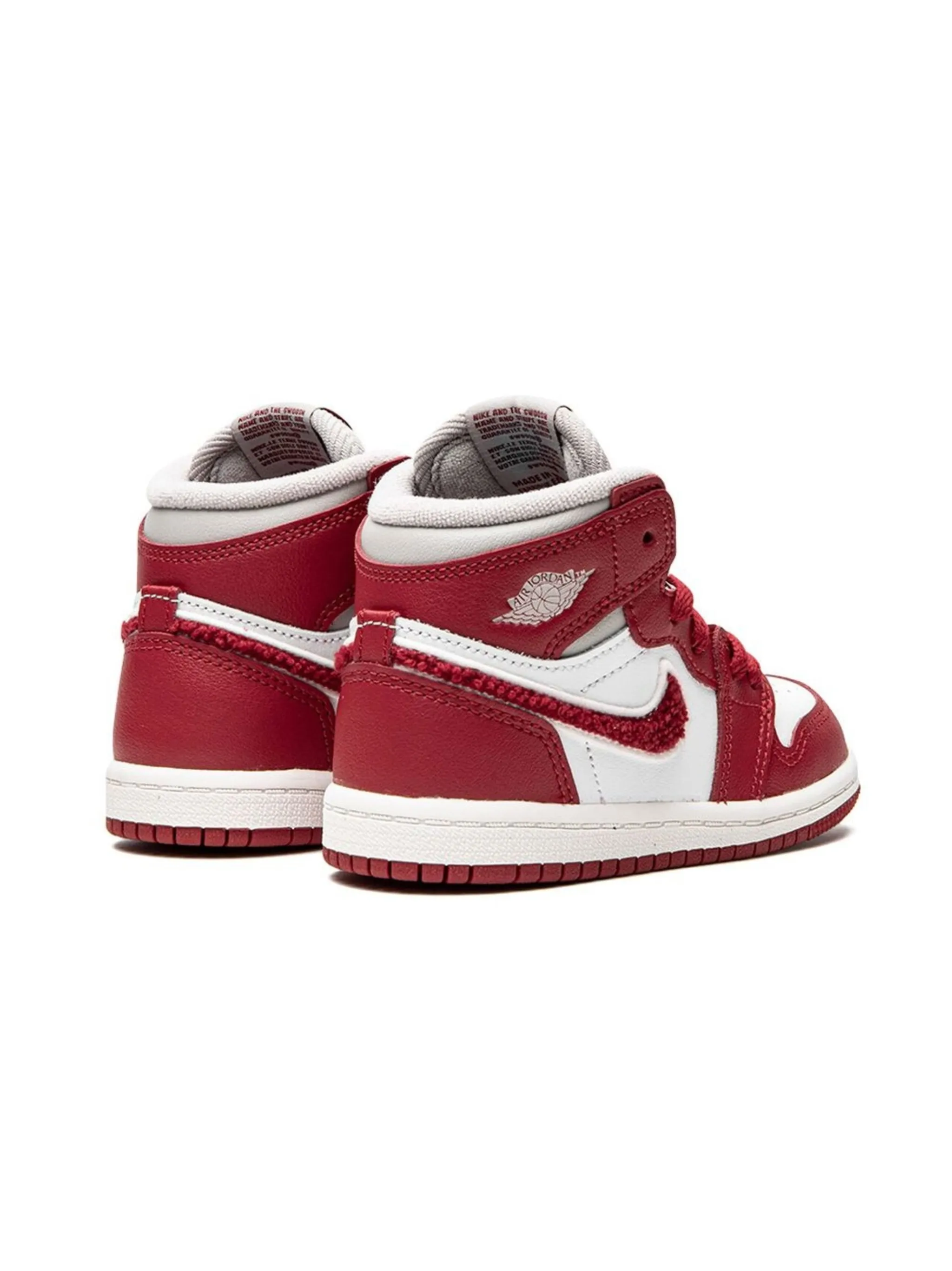 Кроссовки Air Jordan 1 High Retro OG Jordan Kids, красный — фото 3