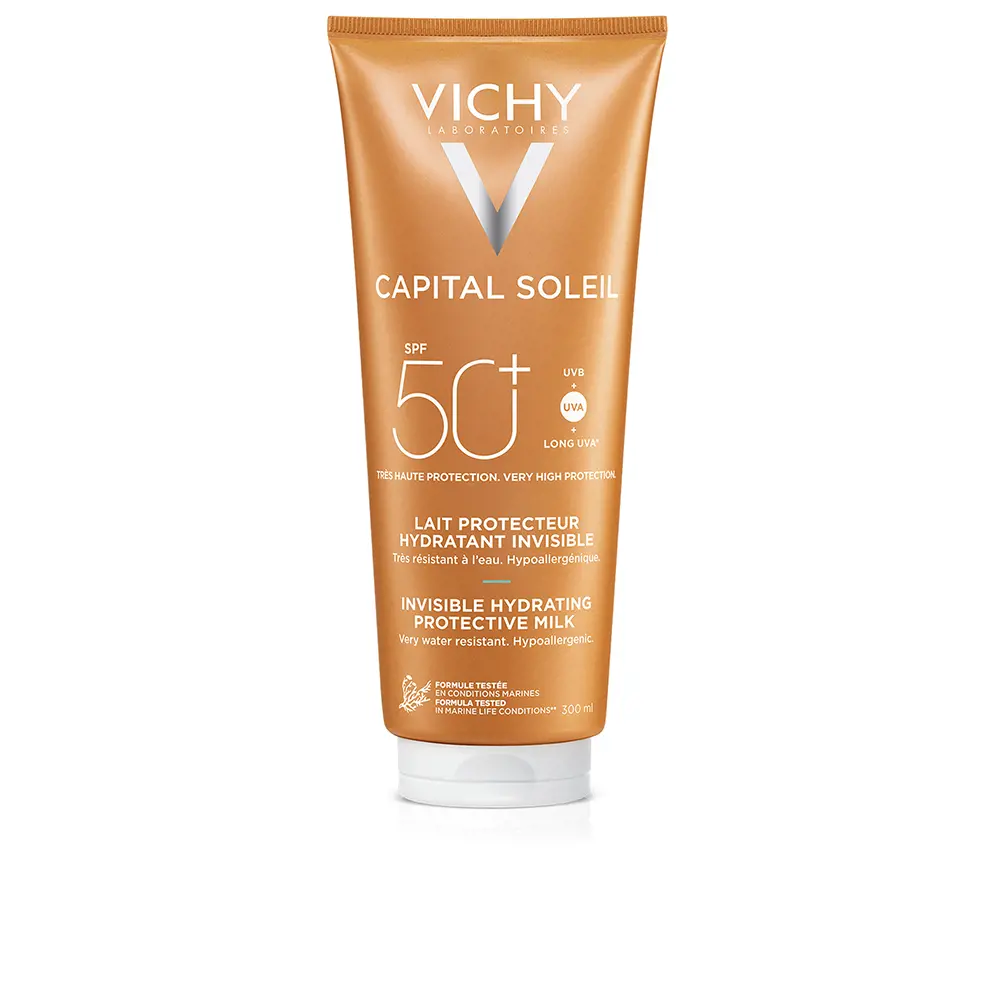 

Солнцезащитный крем Capital soleil lait hydratant spf50 Vichy Laboratoires, 300 мл.