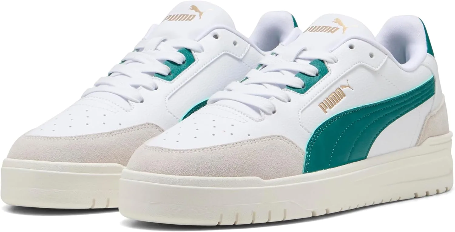 Кроссовки Puma Unisex Shuffle Downtown OG, белый/зеленый/серый/зеленый/серый