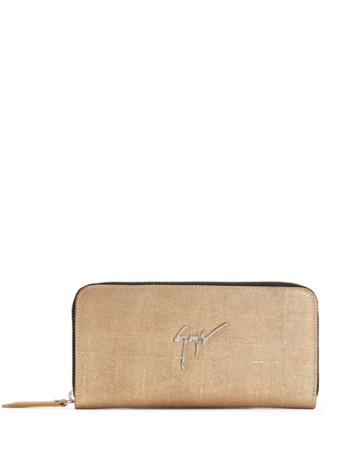 

Giuseppe Zanotti Charlotte logo-plaque leather wallet, золотистый