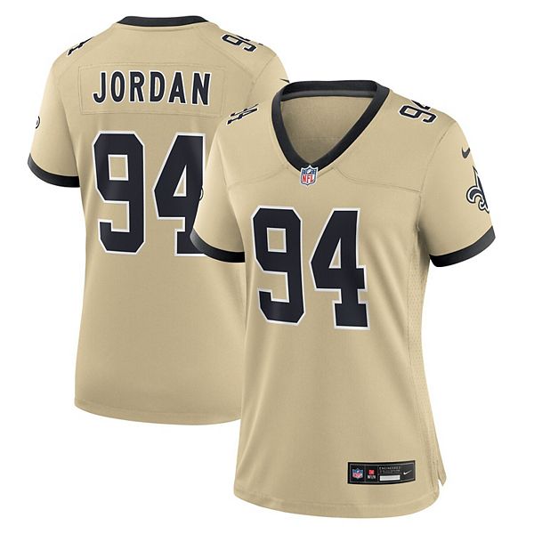 Женская игровая футболка Cameron Jordan New Orleans Saints Gameday Golds Alternate Nike — фото 2
