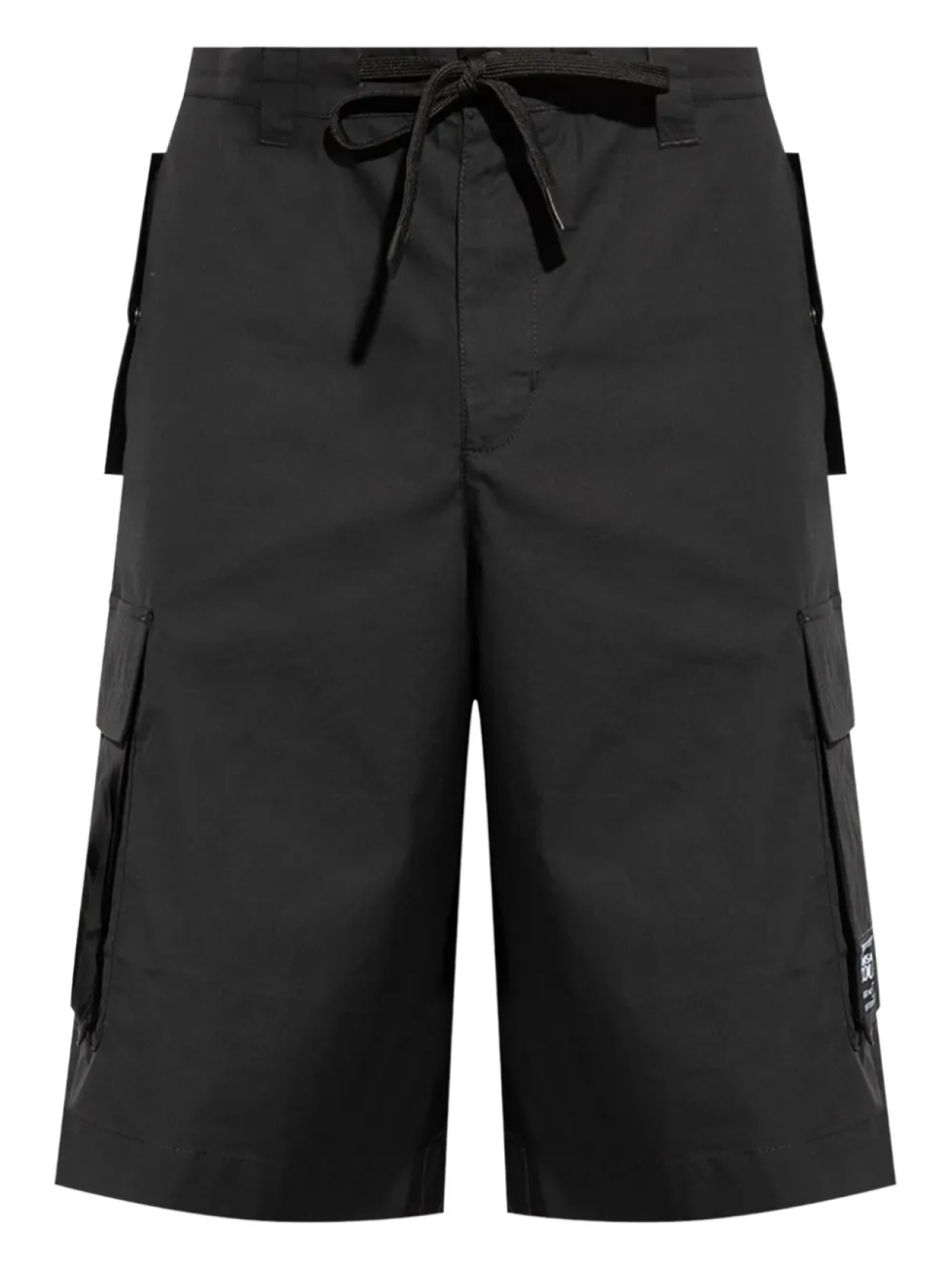 

Хлопковые шорты-карго Versace Jeans Couture, черный