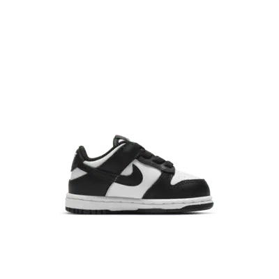 Кроссовки Nike Dunk Low, белый/черный — фото 3