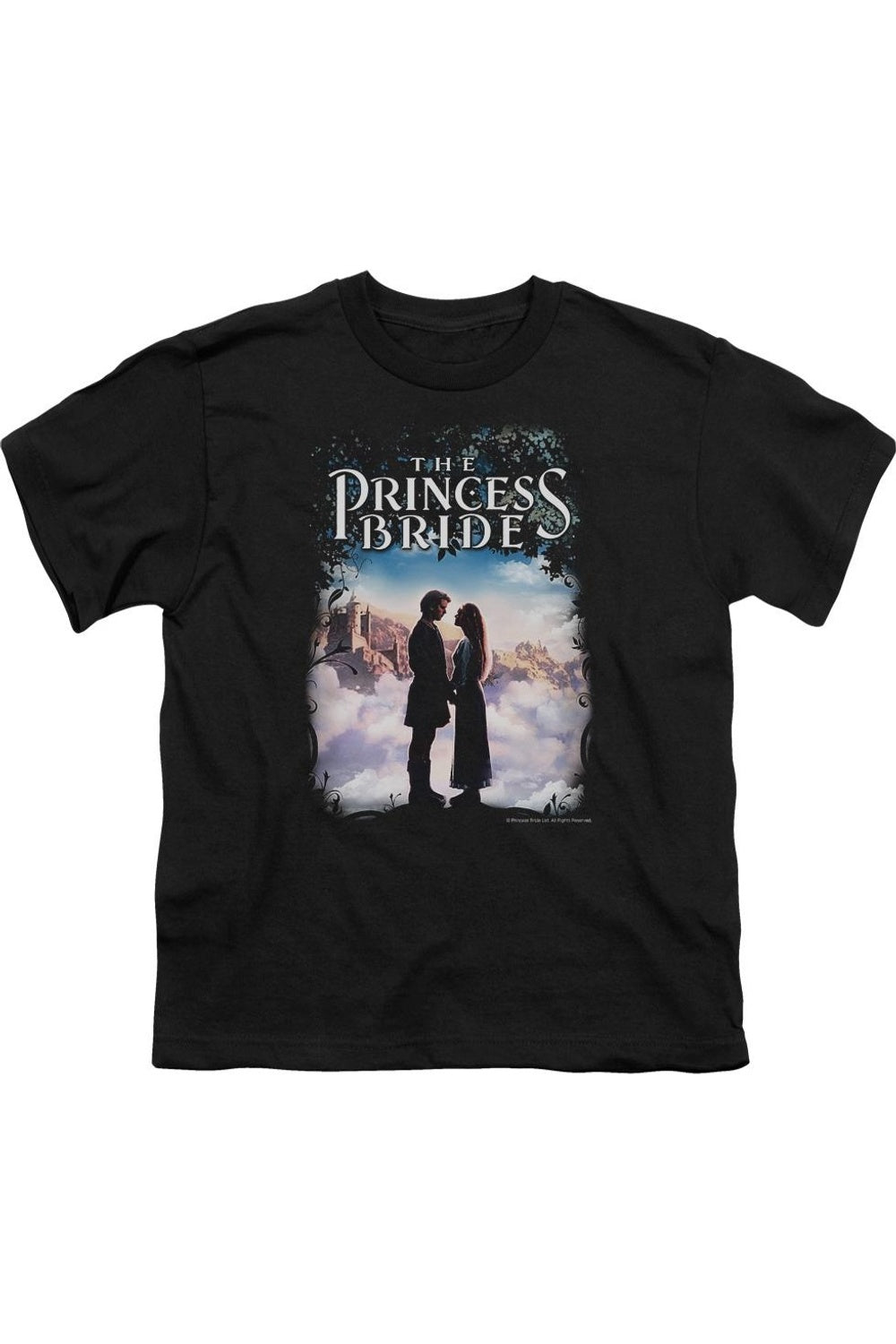 

Футболка с коротким рукавом для детей "Принцесса-невеста" Storybook Love Gildan, черный