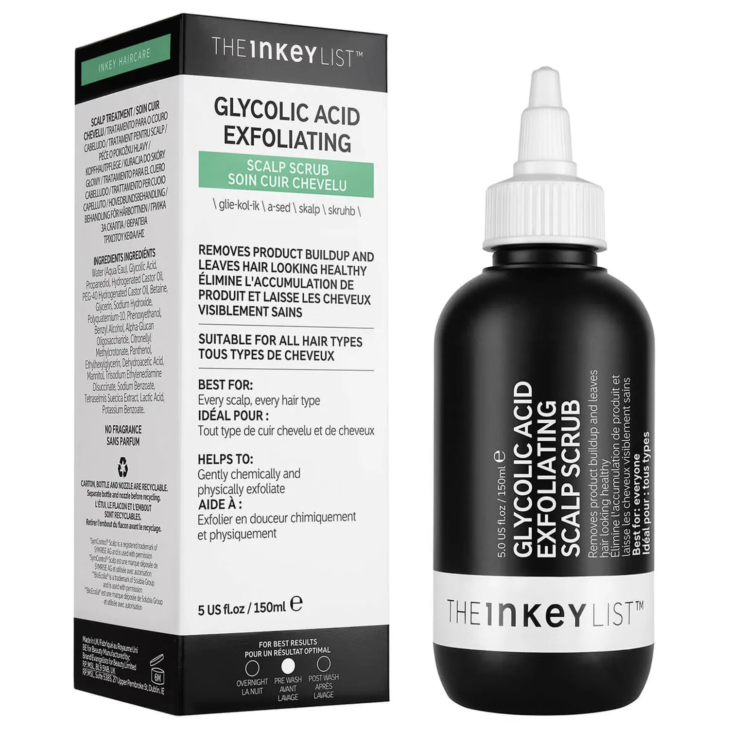 The List INKEY Отшелушивающий скраб для кожи головы с гликолевой кислотой 150мл The Inkey List — фото 2
