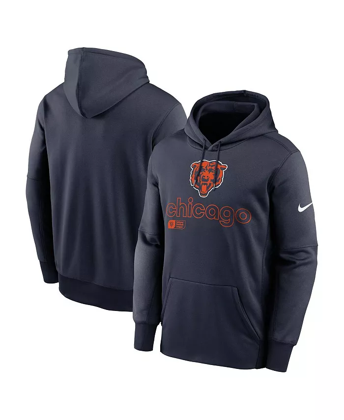 

Мужская синяя толстовка с капюшоном Chicago Bears Performance Pullover Nike