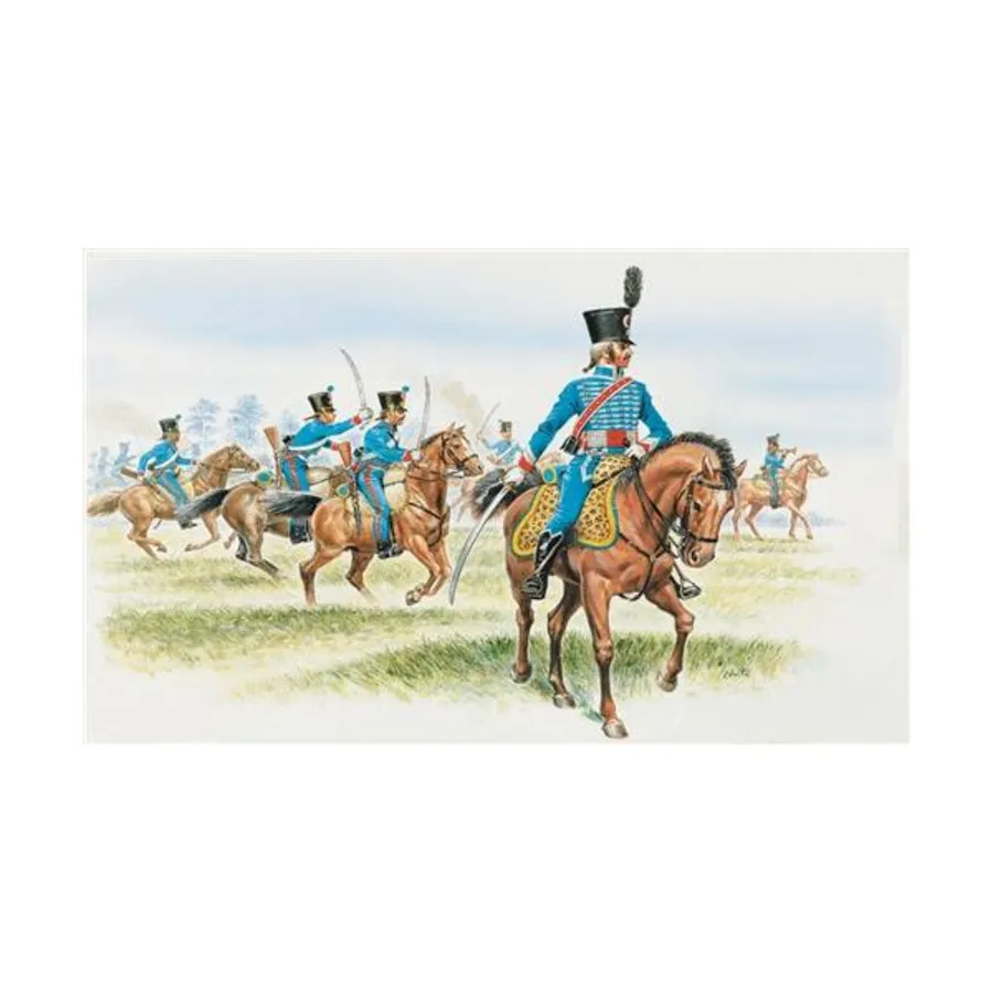 

Французские гусары (издание 2017 г.), Historics - Napoleonic Wars 1815 (1:72) (Italeri)