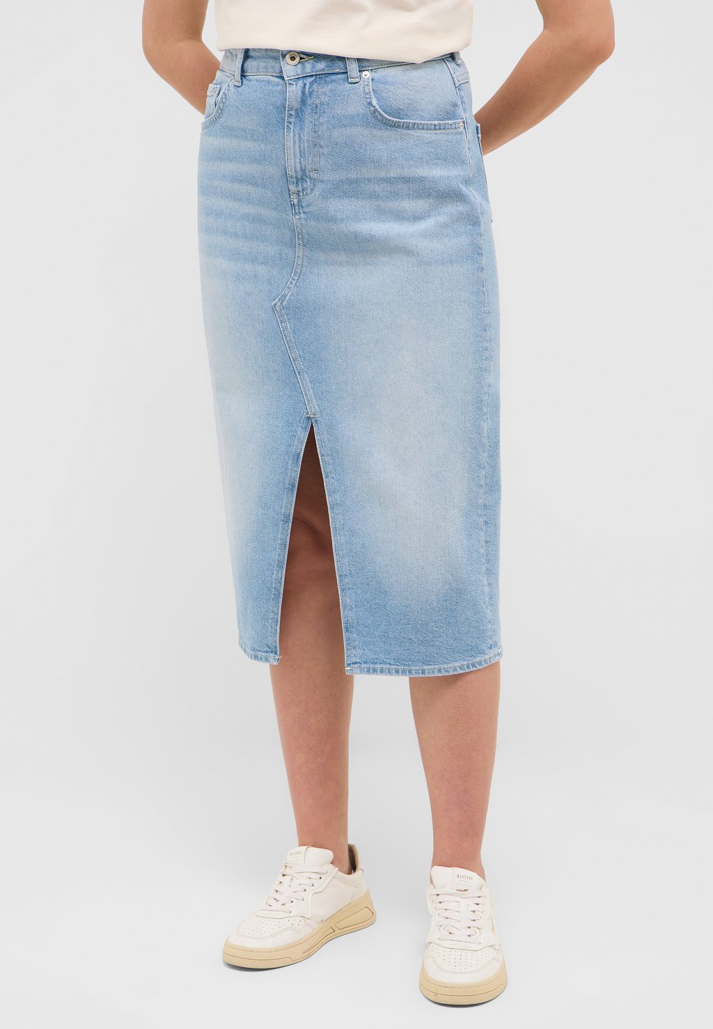 

Джинсовая юбка STYLE EUREKA - Pencil skirt Mustang, светло-голубой