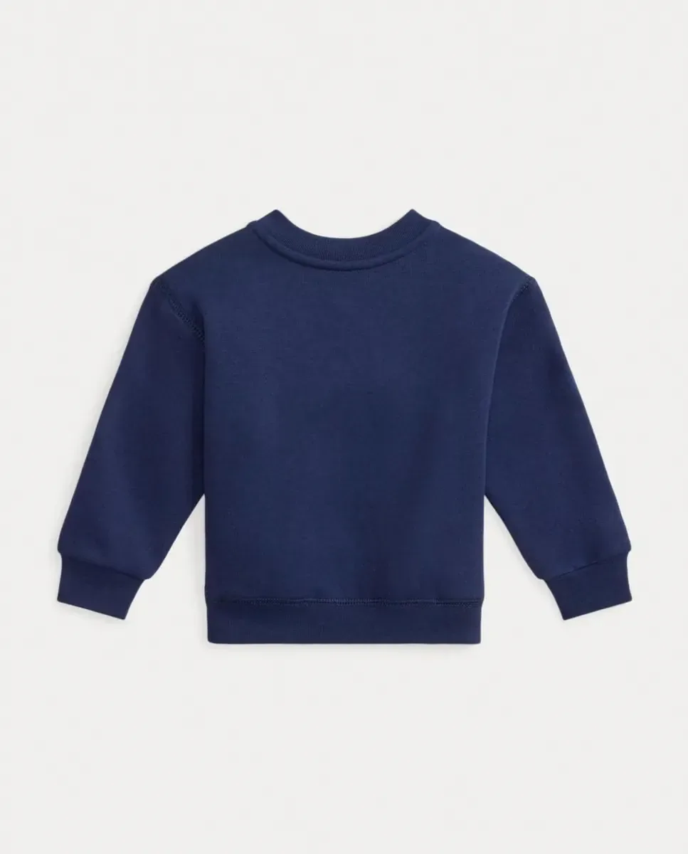 Мягкая толстовка для мальчиков с медведем Поло Polo Ralph Lauren, темно-синий — фото 2