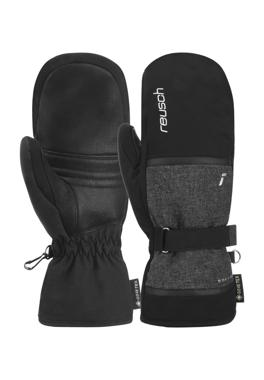 

Варежки Алессия, Gore-Tex, водонепроницаемые, женские reusch, цвет Black Black