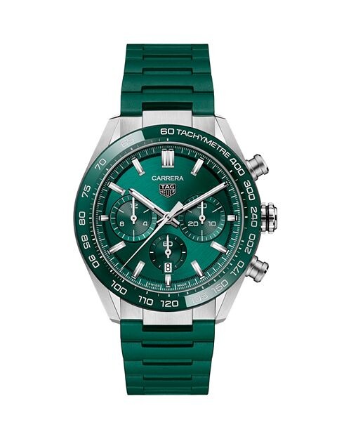 

Каррера хронограф, 44 мм TAG Heuer, цвет Green