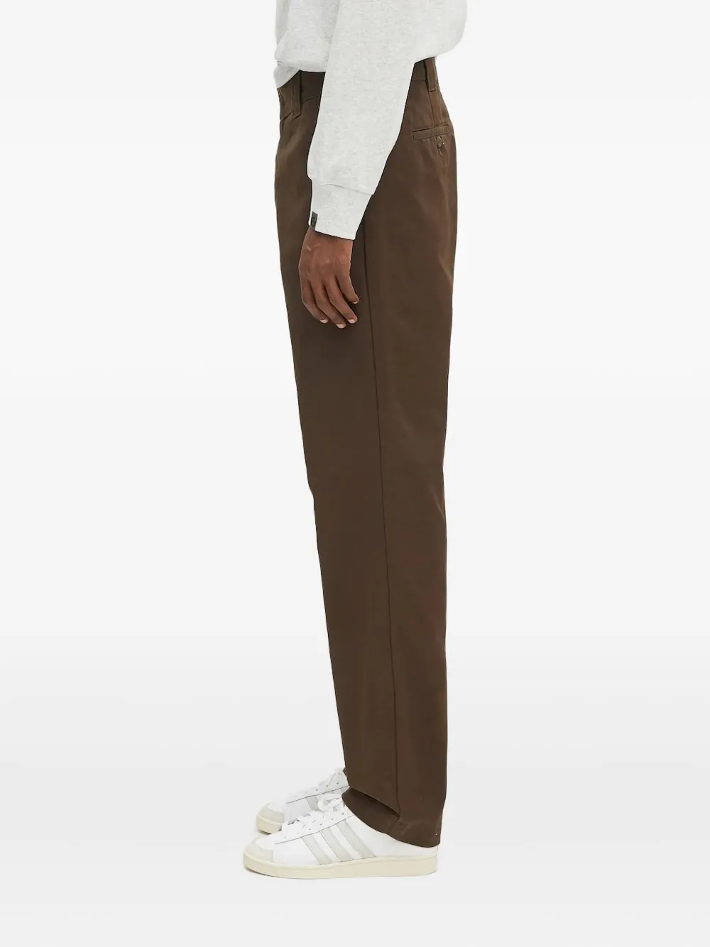 

Брюки с нашивкой-логотипом CARHARTT WIP, коричневый