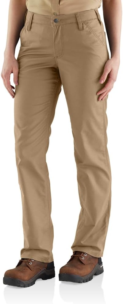 

Брюки Carhartt Women's 103104 Women's Rugged Professional Series Loose Fit, Dark Khaki