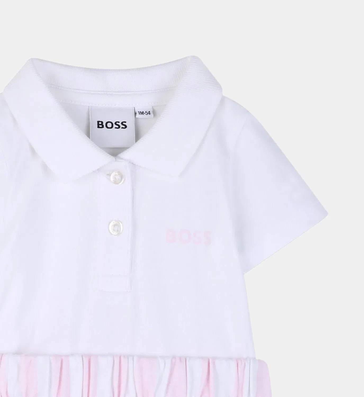 Платье 2 в 1 BOSS Kidswear, белый — фото 3