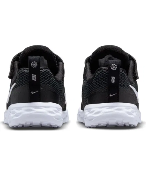 Детские кроссовки NIKE Revolution 6 чёрно-белые — фото 3
