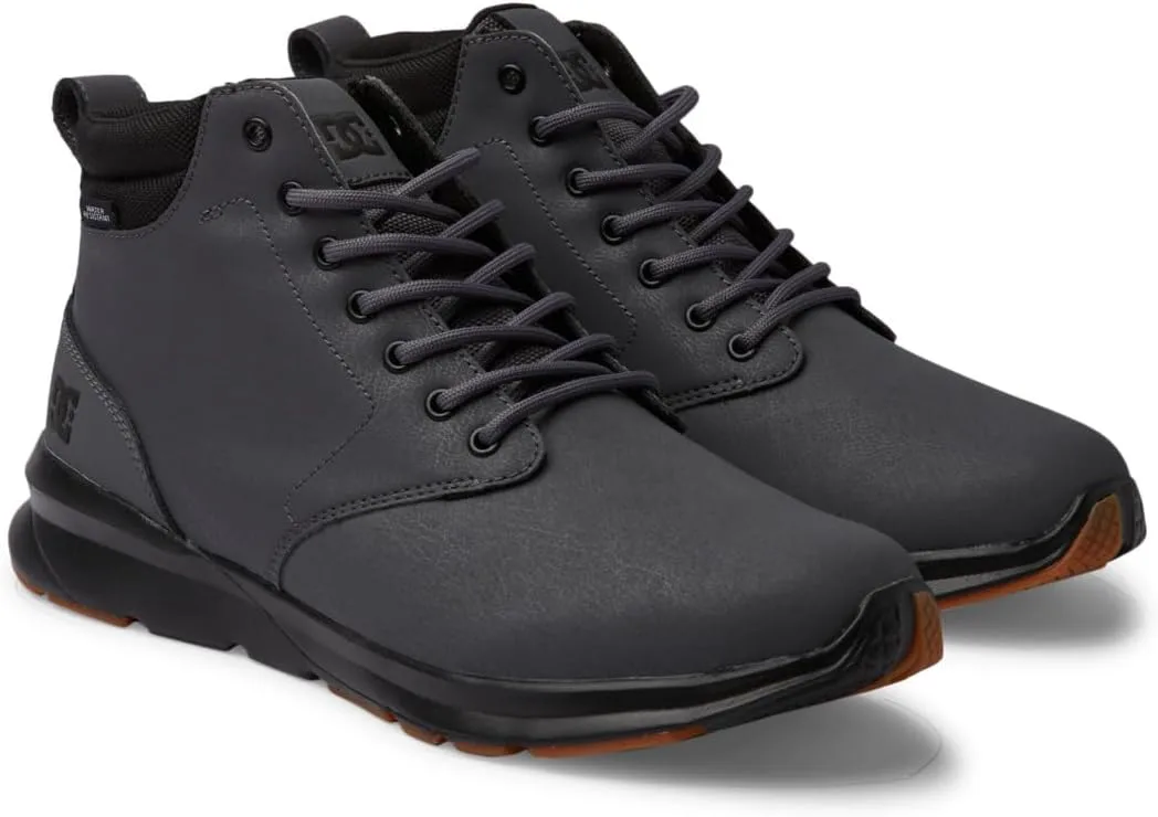 Мужские водонепроницаемые кожаные туфли DC Shoes Mason 2 ADYS700216, черный/темно-серый
