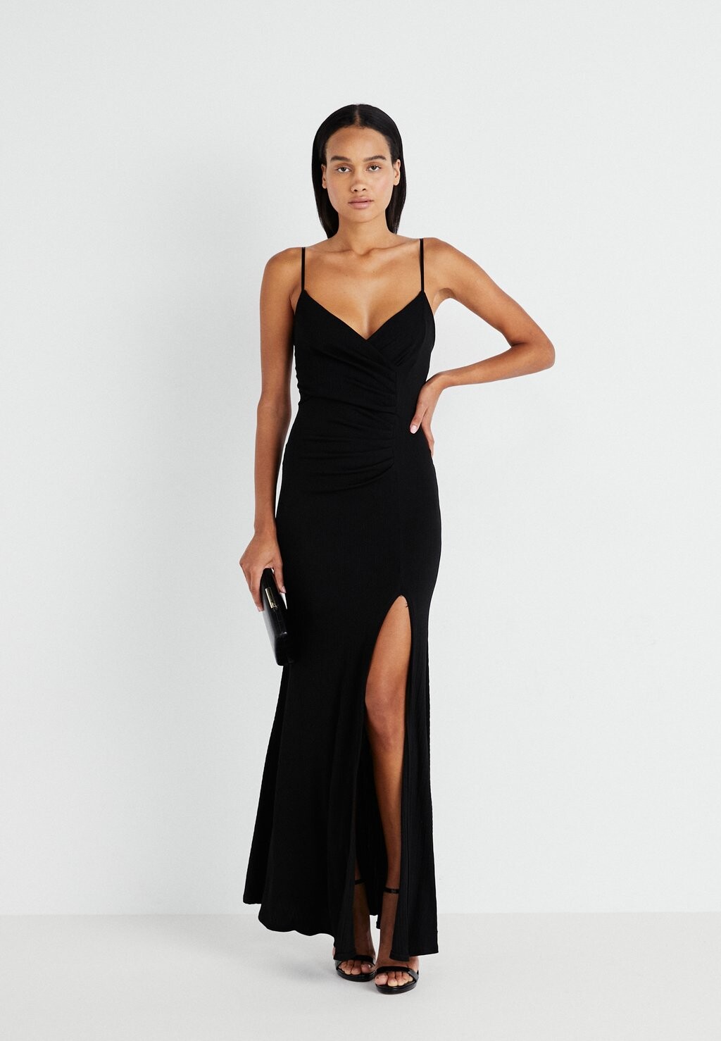 

Платье макси CINDY ROUCHED DRESS WAL G., черный