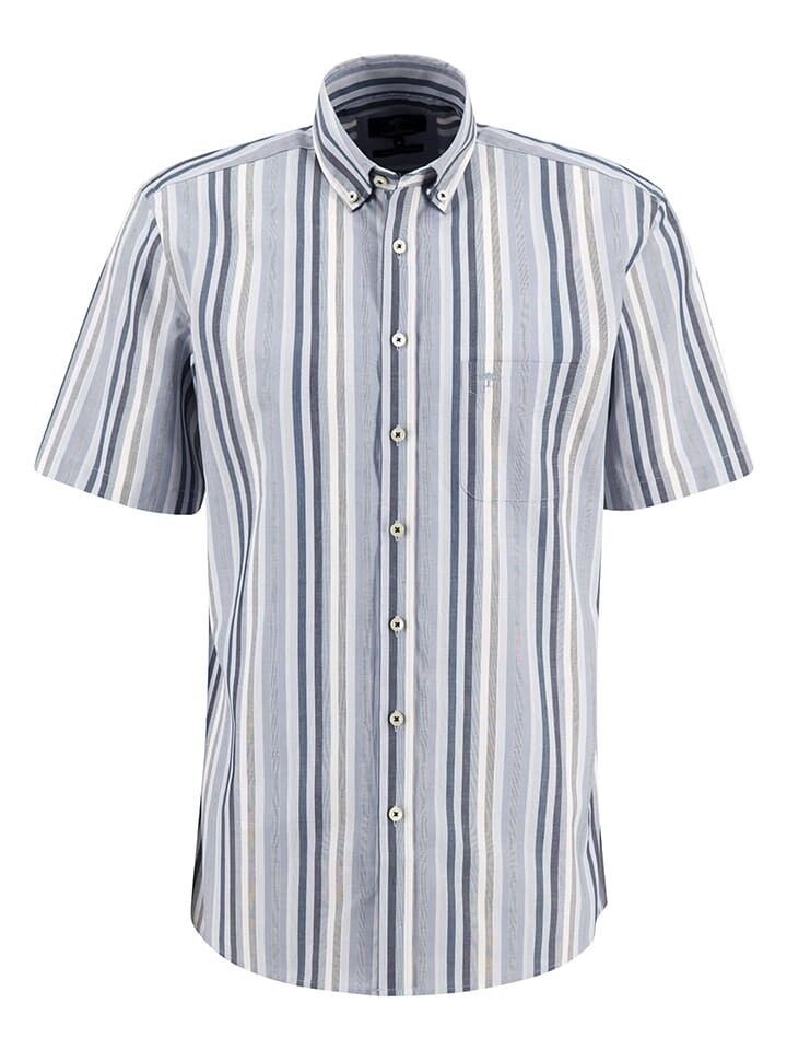 

Рубашка FYNCH-HATTON Casual fit, цвет dunkelblau/hellblau