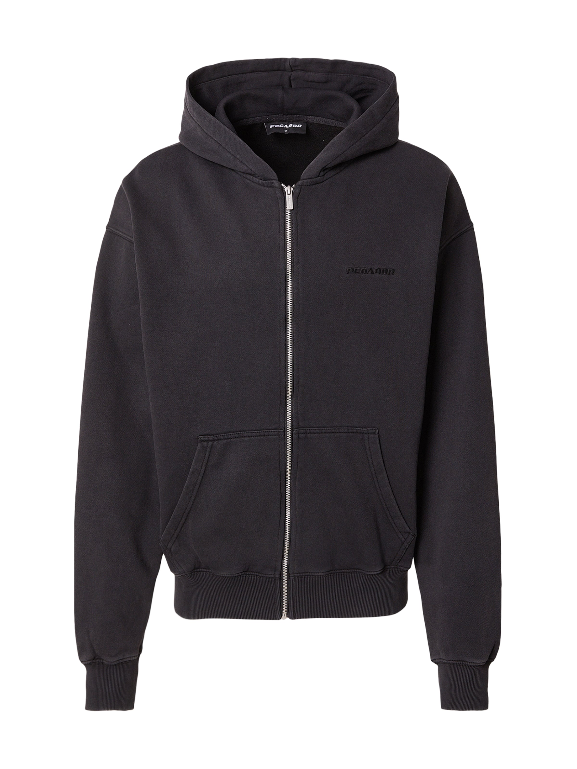 

Pegador Худи на молнии в черном цвете