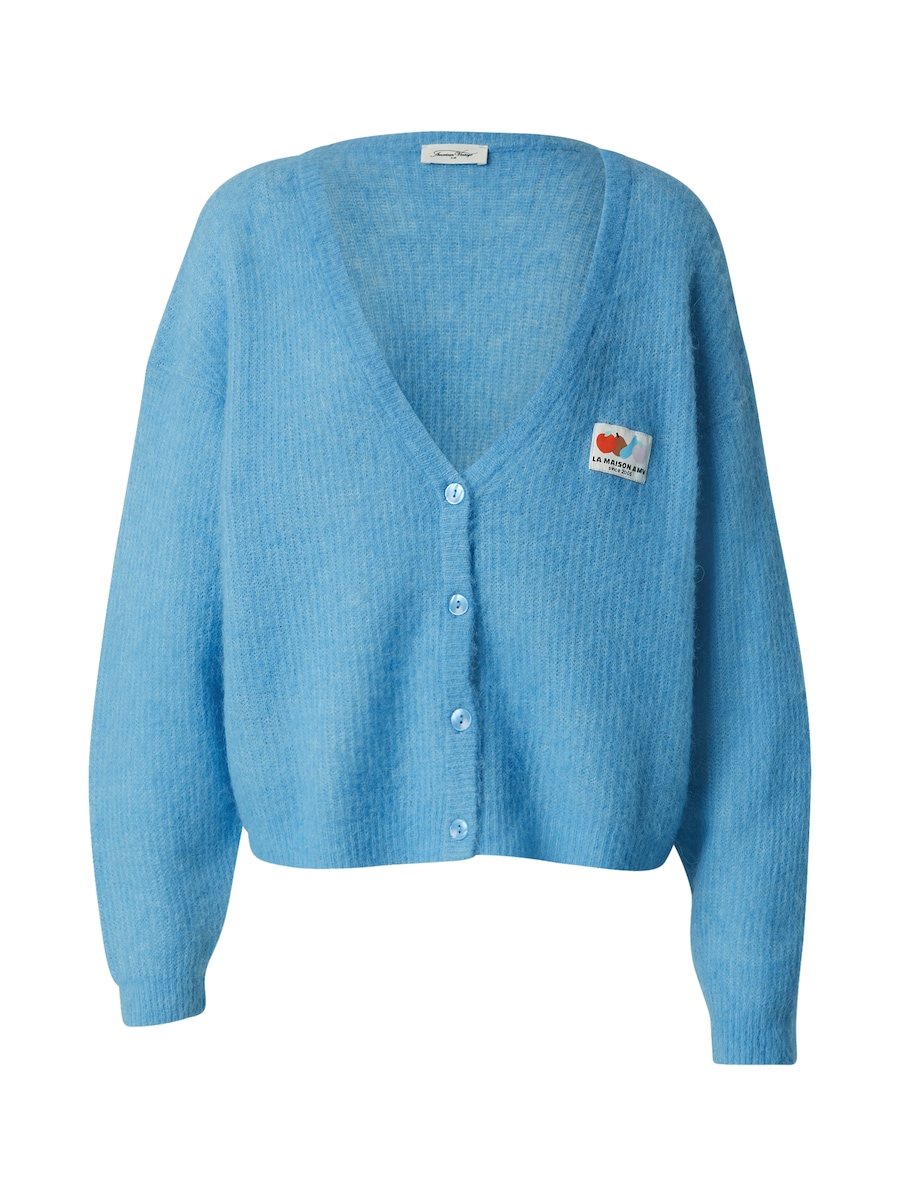 

Вязаный кардиган AMERICAN VINTAGE Nenybay, светло-голубой