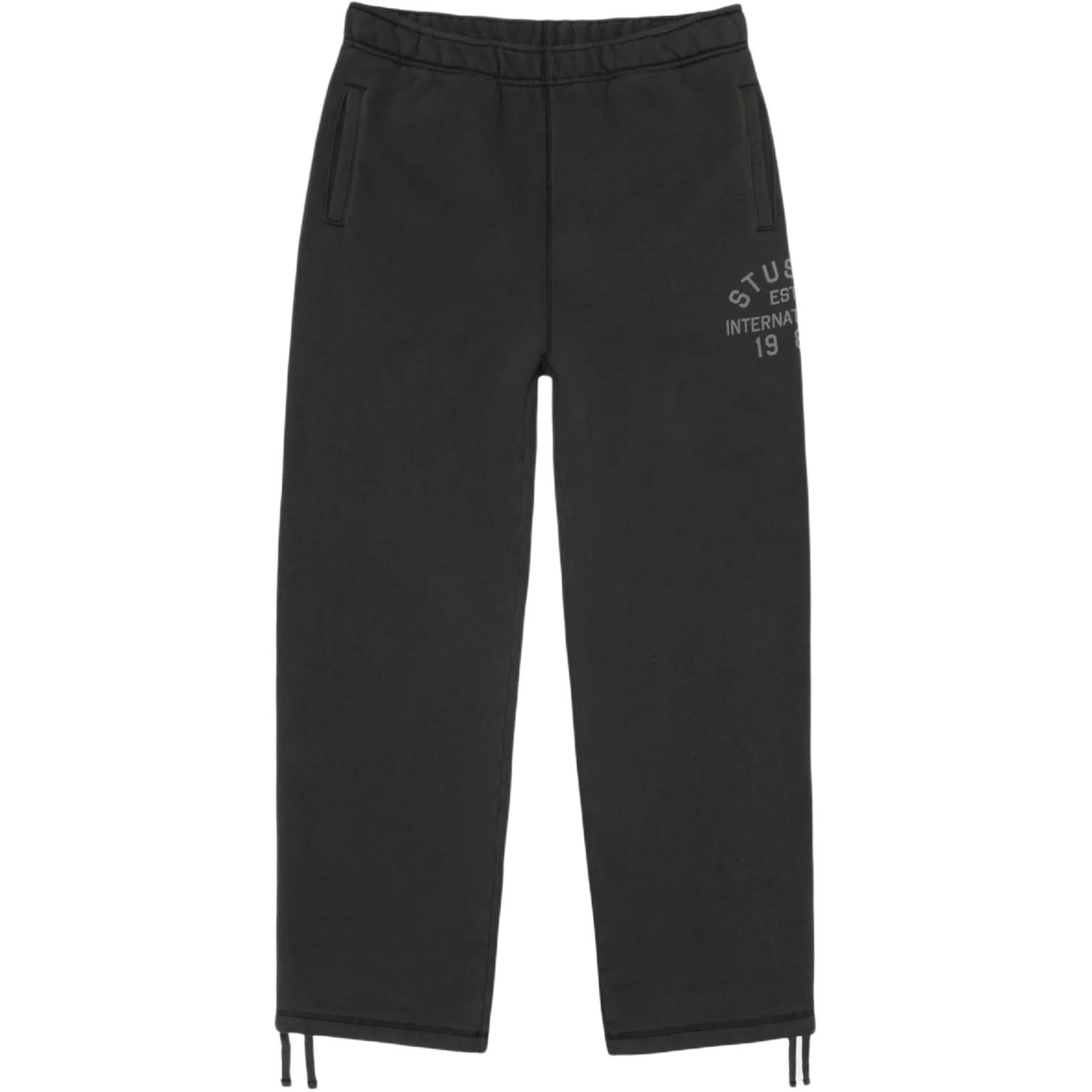 Брюки Fleece Casual Unisex Stussy, серо-зеленый — фото 3
