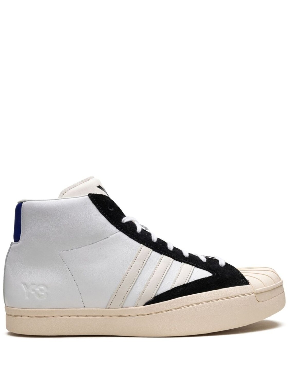 

Adidas кеды Y-3 Yohji Pro White/Blue, белый