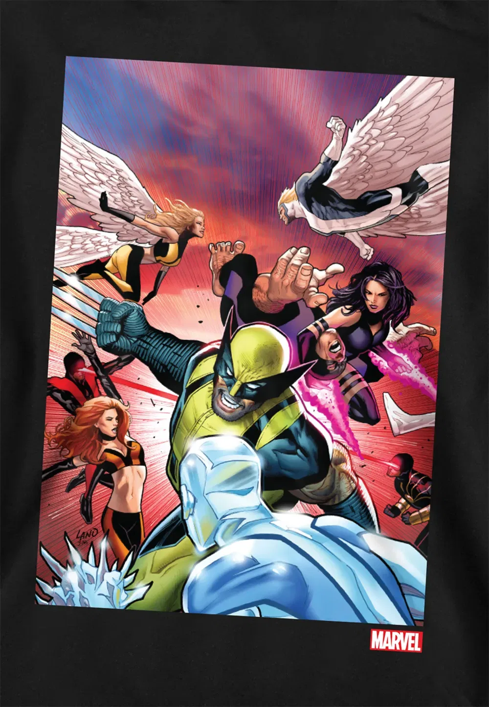 Детский худи Marvel X-Men, черный — фото 2