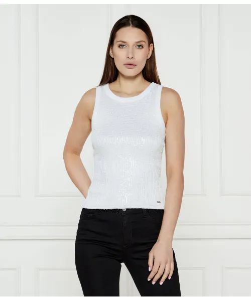 

Топ Алексия Regular fit Guess Jeans, белый