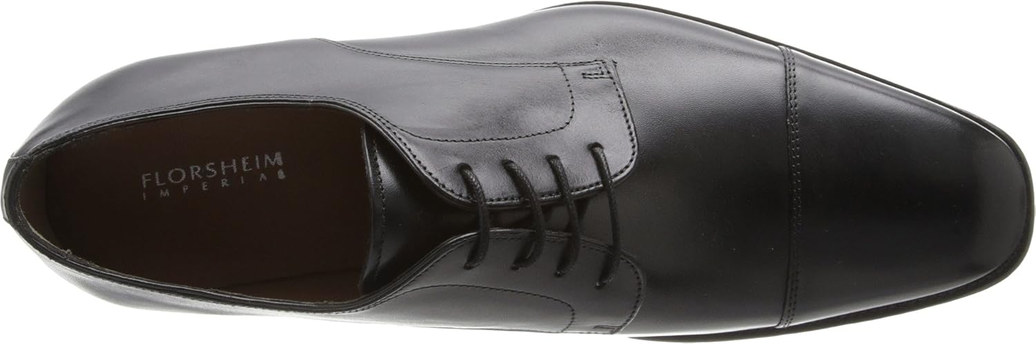 Мужские оксфорды Florsheim Classico с классическим носком, черный — фото 3