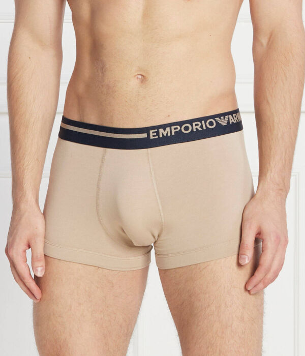 

Боксеры мужские Emporio Armani хлопковые, бежевый