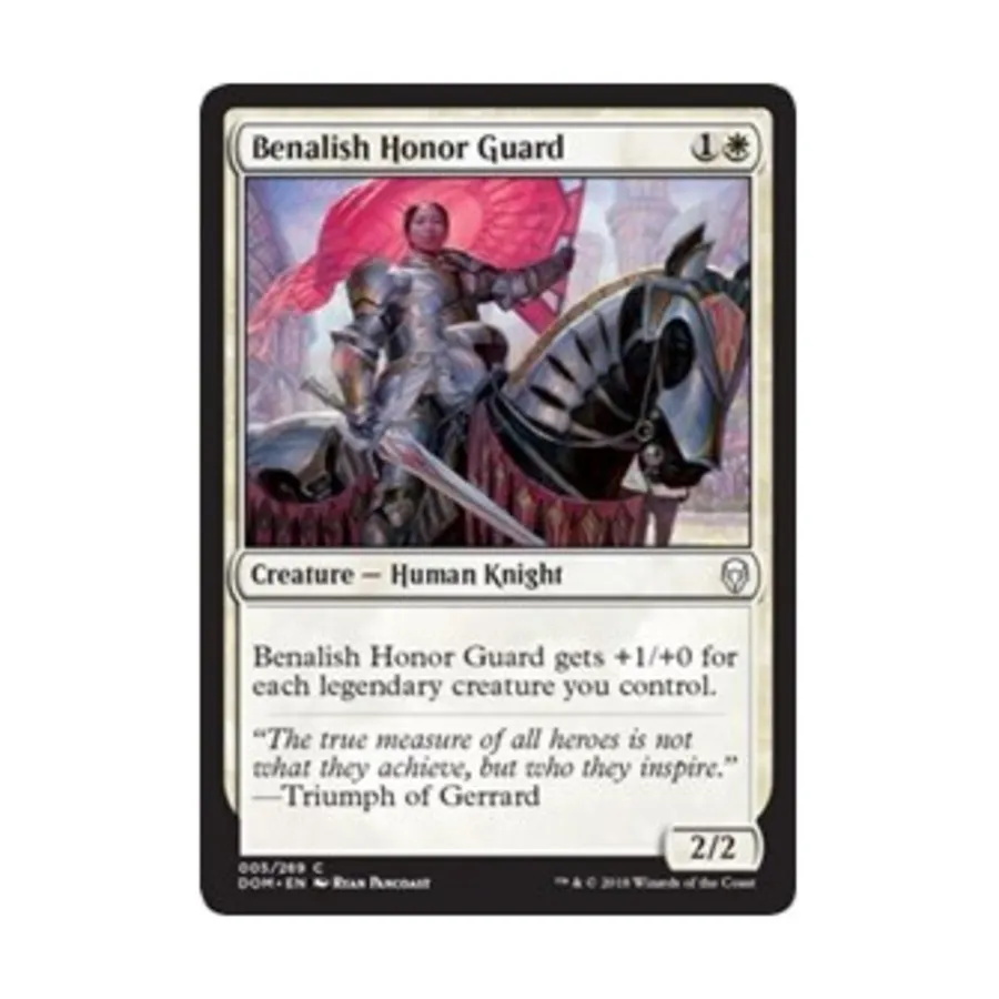 

CCG Почетный караул Беналиша (К), MTG - Dominaria