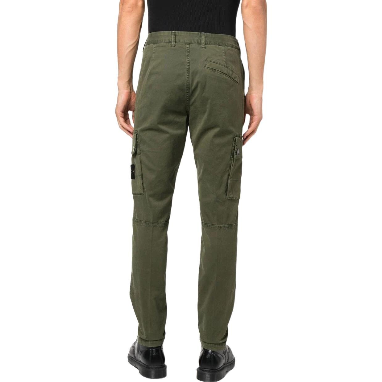 STONE ISLAND Мужские повседневные брюки, цвет Army Green — фото 3