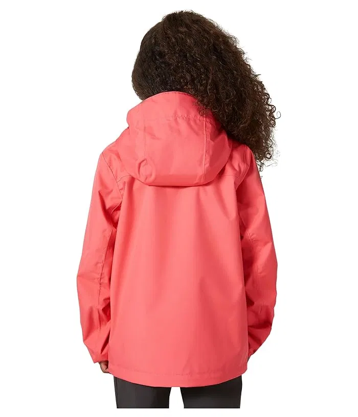 Куртка с капюшоном водонепроницаемая Crew Hooded Jacket Helly Hansen Kids, Meta Pink — фото 2