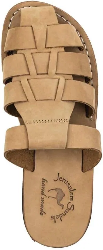 Сандалии из натуральной кожи, Michael, Желтый Нубак Jerusalem Sandals — фото 3