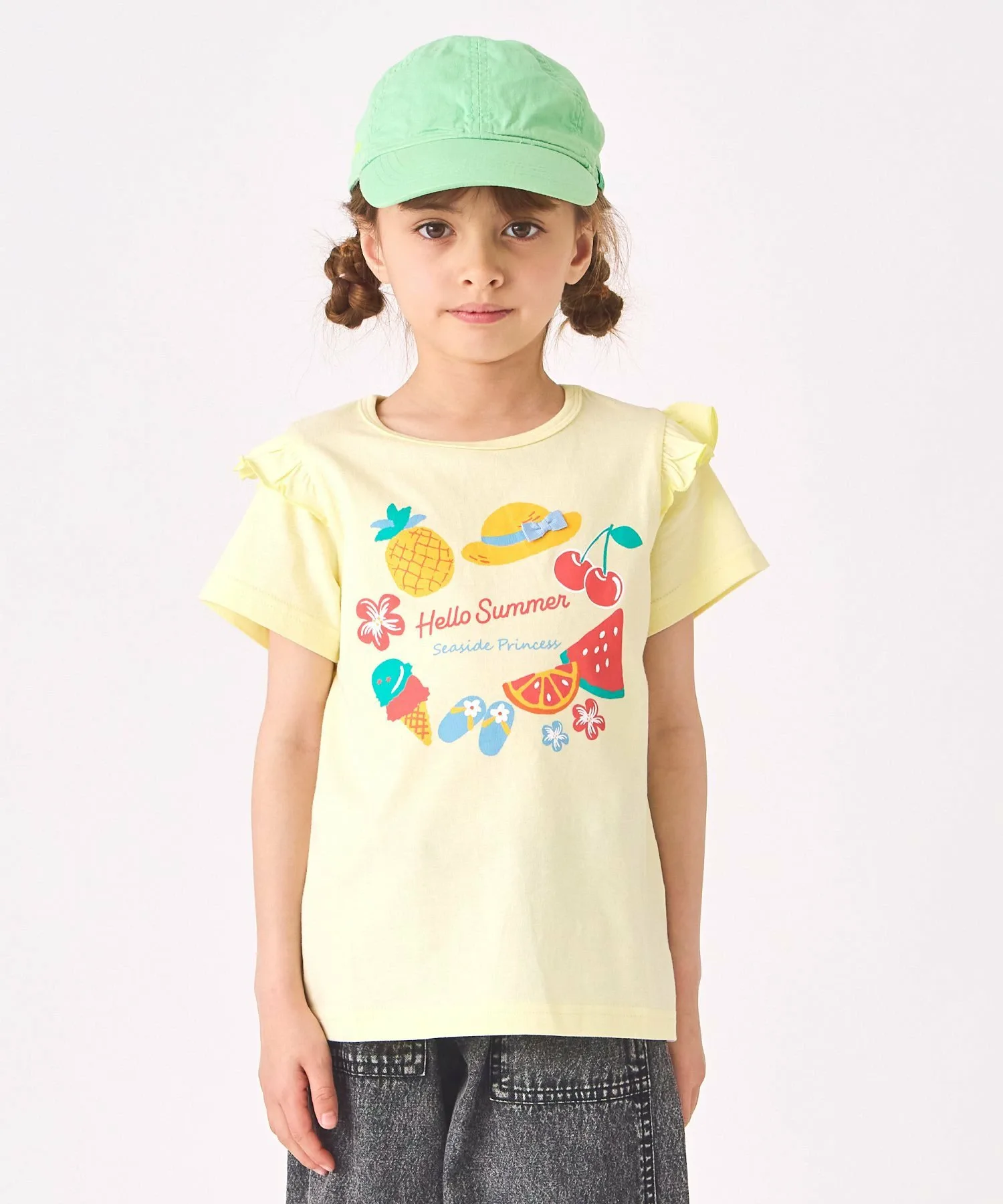 Футболка с коротким рукавом и принтом Ever Closet, Yellow