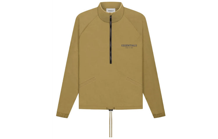 Куртка Fear of God Essentials FW21 Half Zip Track Jacket Amber — фото 2