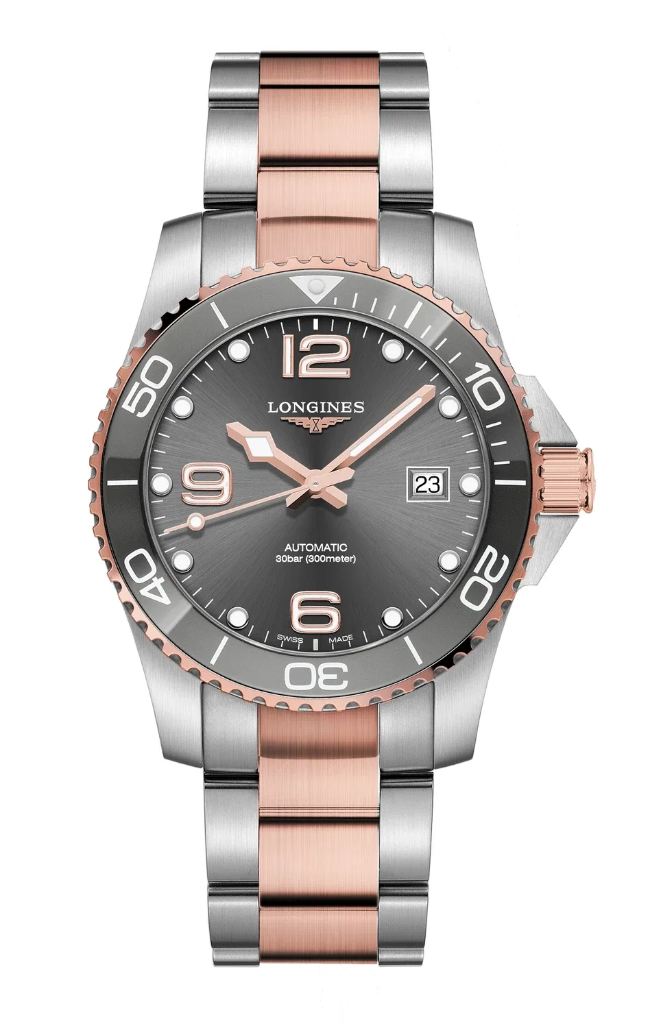 HYDROCONQUEST - L3.781.3.78.7 LONGINES, черный