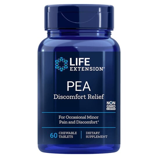 

Life Extension, Гороховое облегчение дискомфорта, 60 жевательных таблеток