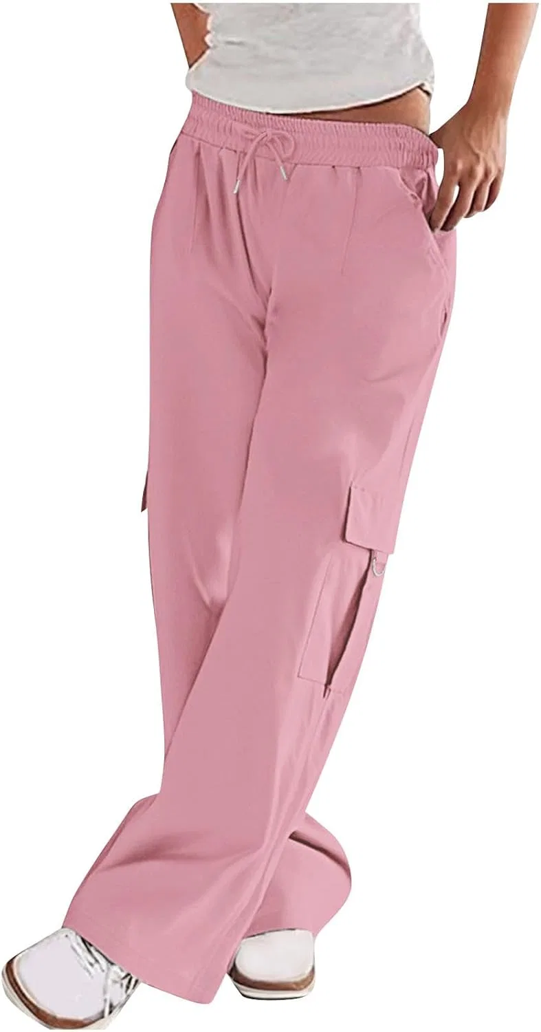 Джинсовые карго брюки Vintage Denim, Pink