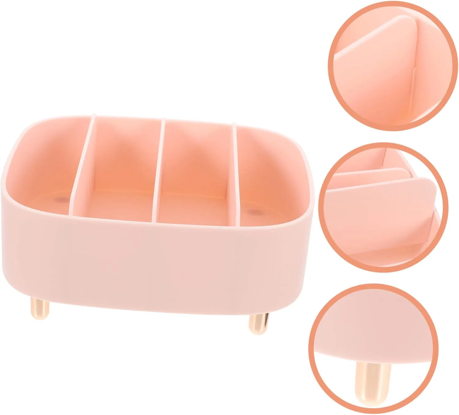Органайзер для косметики CANIGHT для теней и палеток, розовый, 20.6x20x8.6 см — фото 4